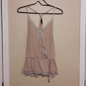 American Eagle Blouse with lace detail